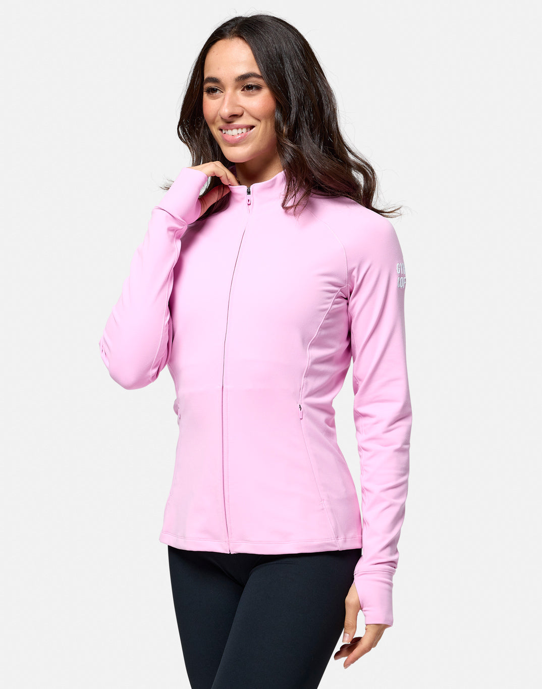 Gym+Coffee Relentless Full Zip Womens Jacket - Bog Dog Running