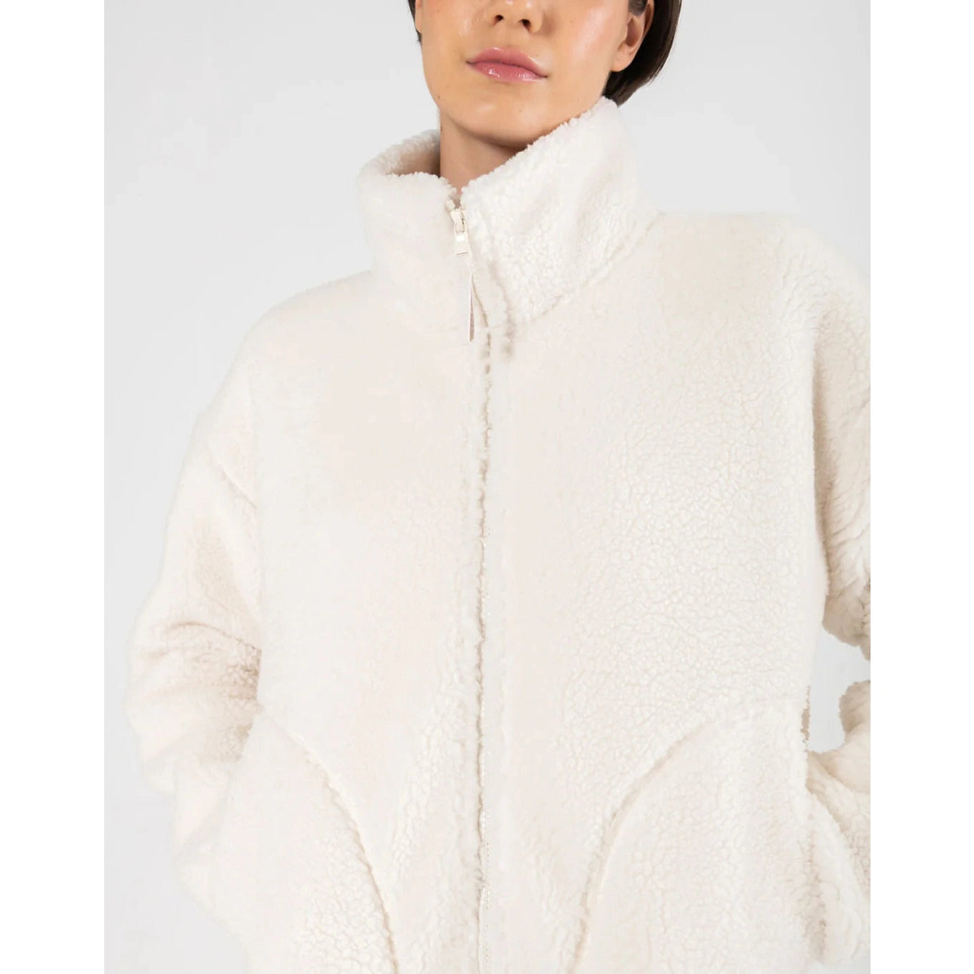 Gym + Coffee Women's Industry Fleece High Collar Jacket Gym + Coffee