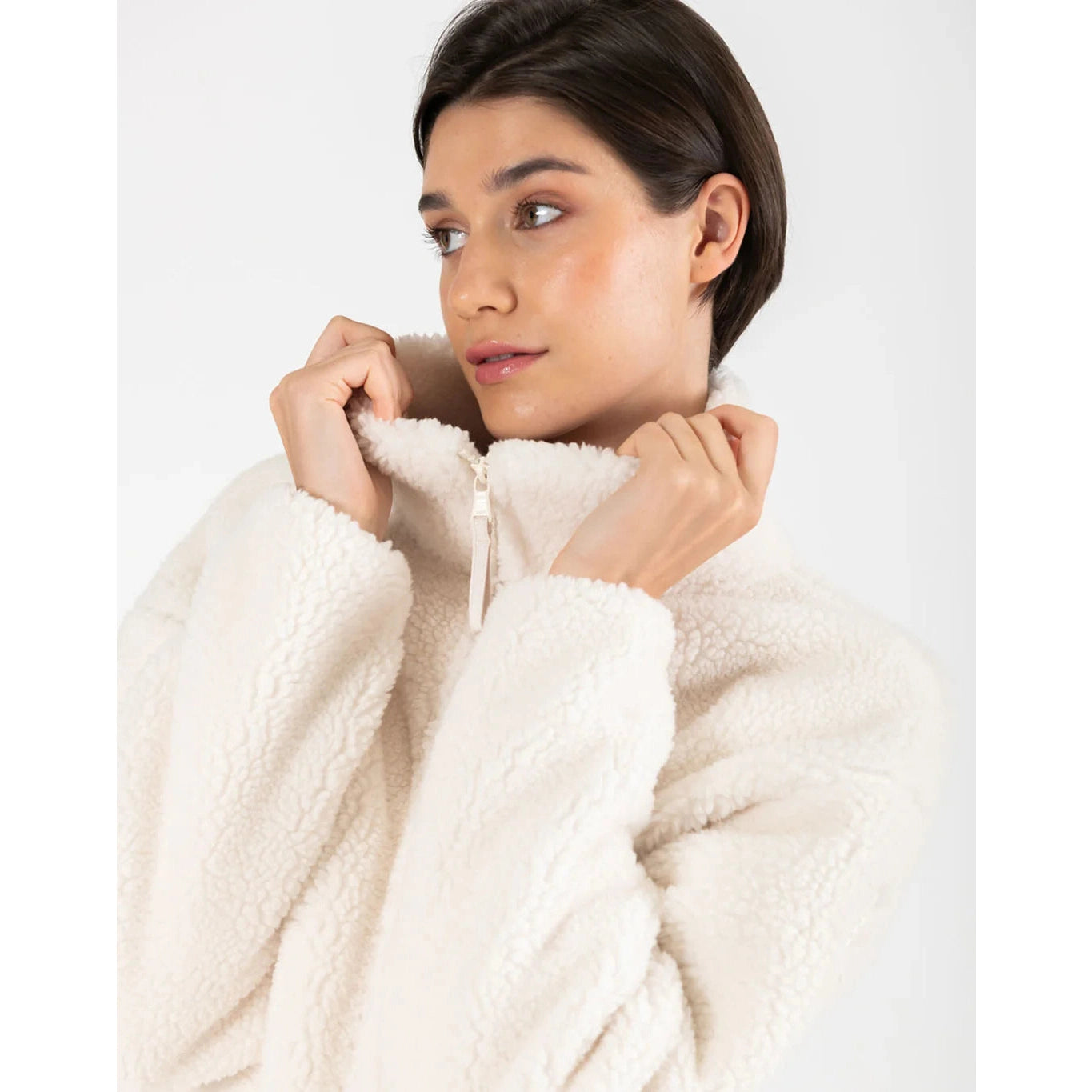 Gym + Coffee Women's Industry Fleece High Collar Jacket Gym + Coffee