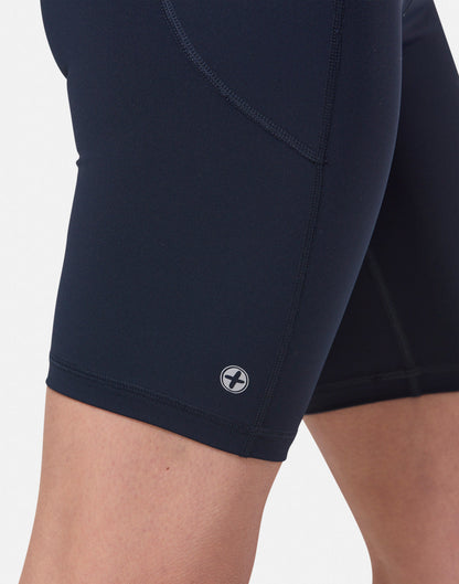 Gym+Coffee Relentless Womens Bike Short - Bog Dog Running