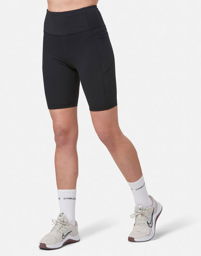 Gym+Coffee Relentless Womens Bike Short - Bog Dog Running