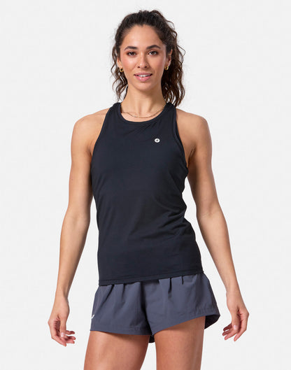 Gym+Coffee Relentless Racer Back Women's Vest - Bog Dog Running