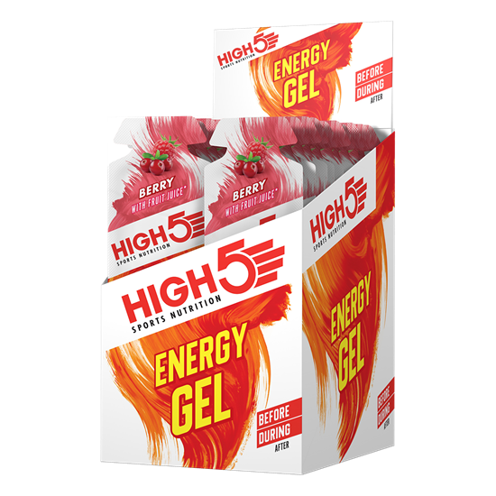 High 5 Energy Gel Berry - Bog Dog Running