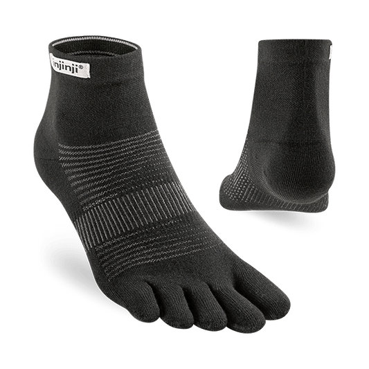 Injinji Run LW Mini Crew Sock - Bog Dog Running