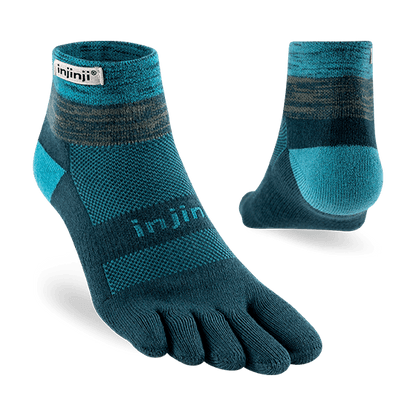 Injinji Trail Midweight Mini Crew Coolmax Socks - Bog Dog Running