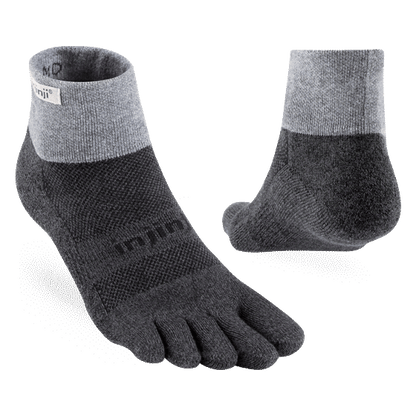 Injinji Trail Midweight Mini Crew Coolmax Socks - Bog Dog Running