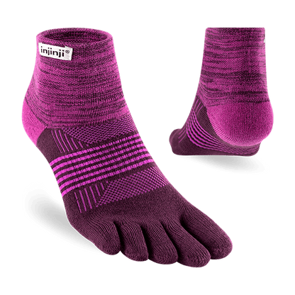 Injinji Trail Midweight Mini Crew Coolmax Women's Socks - Bog Dog Running