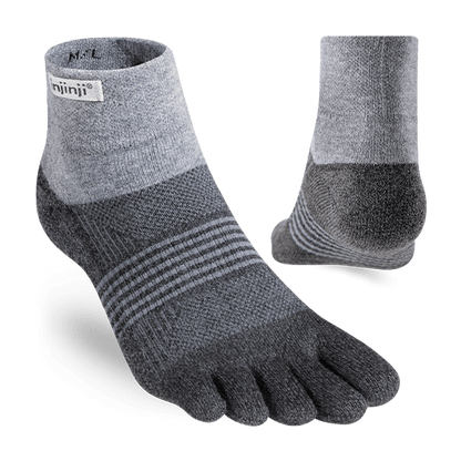 Injinji Trail Midweight Mini Crew Coolmax Women's Socks - Bog Dog Running
