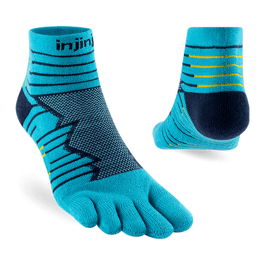 Injinji Ultra Run MW Mini Crew Sock - Bog Dog Running