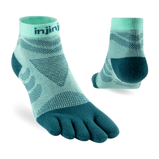 Injinji Ultra Run Mini Crew Women's Sock - Bog Dog Running