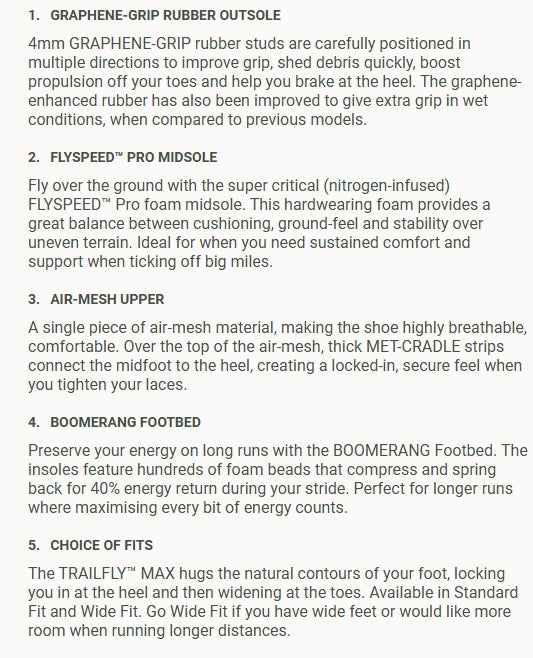 Inov8 TrailFly Max Women's Trail Running Shoe - Bog Dog Running