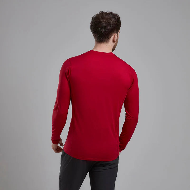 Montane Men's Dart Lite Long Sleeve T-Shirt - Bog Dog Running