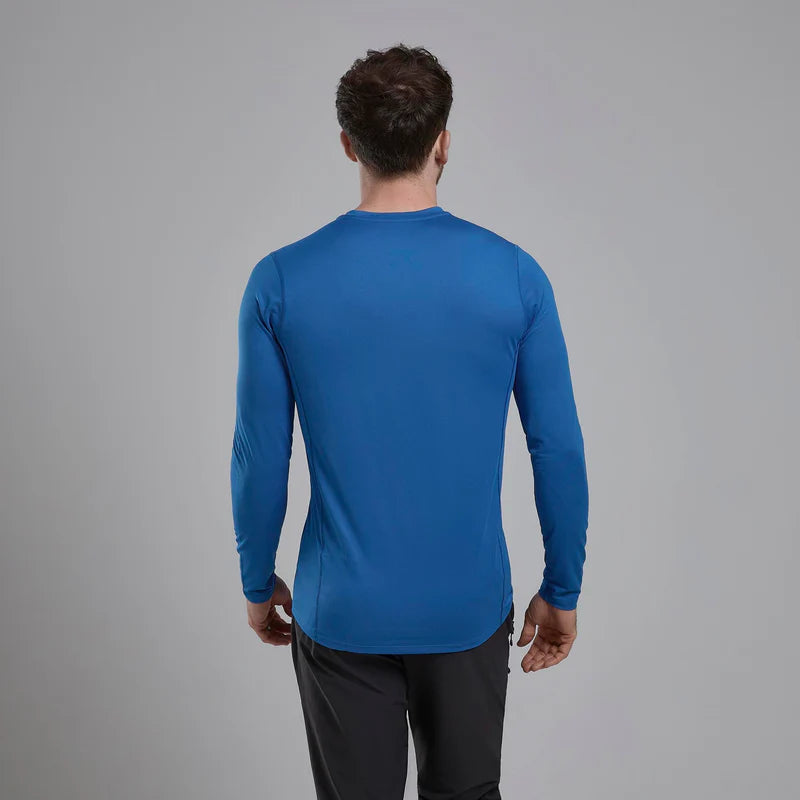 Montane Men's Dart Lite Long Sleeve T-Shirt - Bog Dog Running