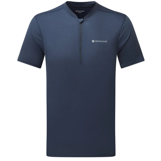 Montane Dart Nano Zip T-Shirt for Men - Bog Dog Running