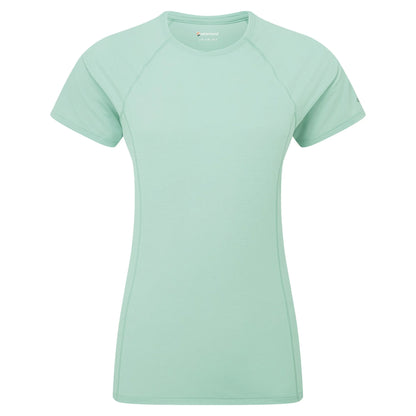 Montane Dart Nano Zip Womens T-Shirt - Bog Dog Running