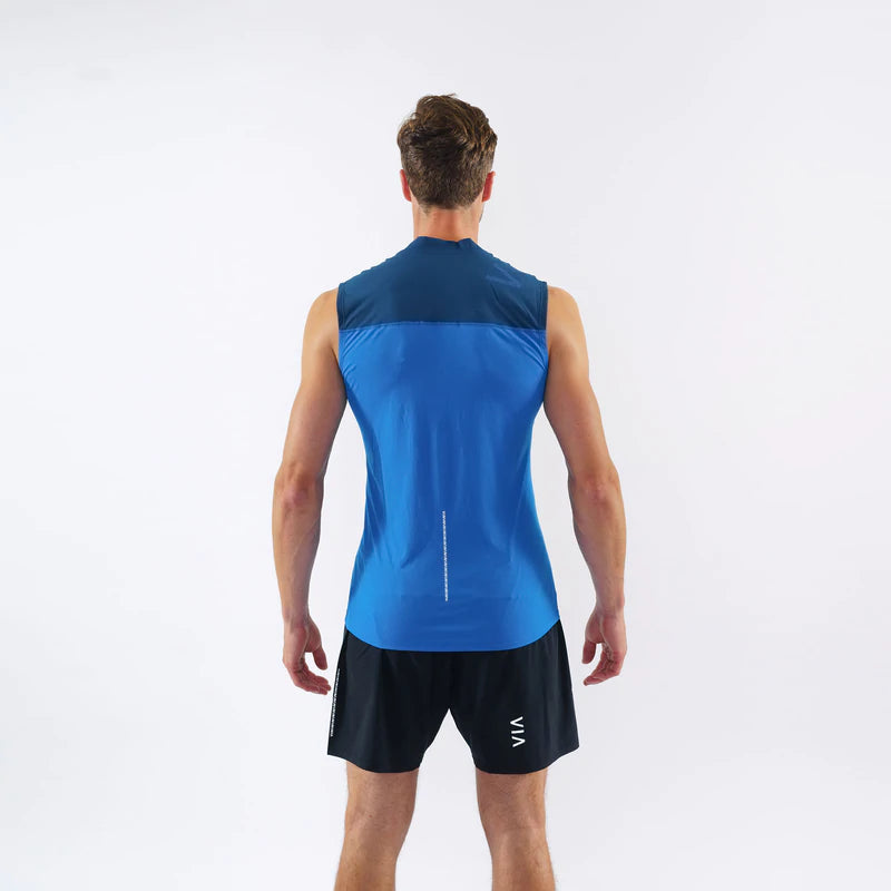 Montane Men's Dragon Zip Tank Bog Dog Running