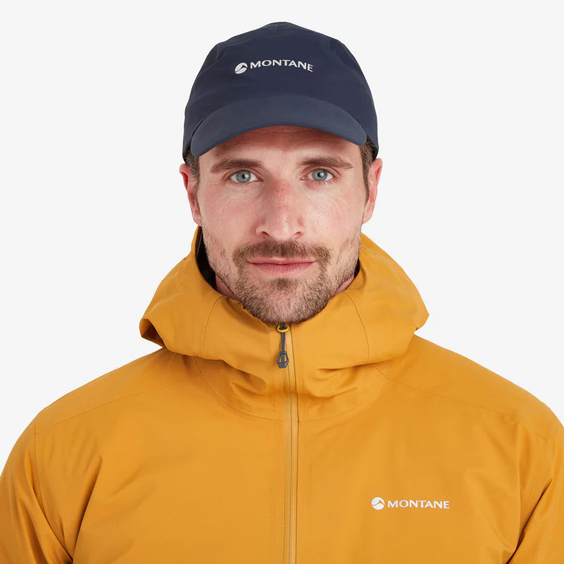 Montane Phase Lite Waterproof Cap - Bog Dog Running