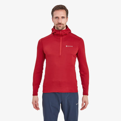 Montane Men's Protium Lite Hooded Pull On Fleece Bog Dog Running