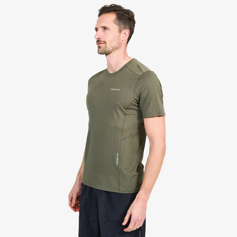 Montane Men's Sabre T-Shirt Bog Dog Running
