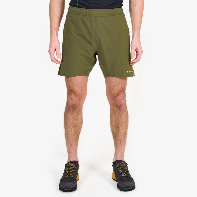 Montane Men's Dragon 7" Shorts Bog Dog Running
