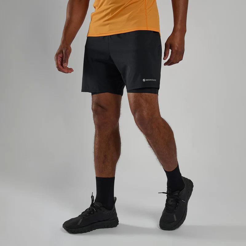 Montane Slipstream Twin Skin Men's Shorts - Bog Dog Running