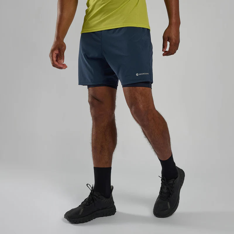 Montane Slipstream Twin Skin Men's Shorts - Bog Dog Running
