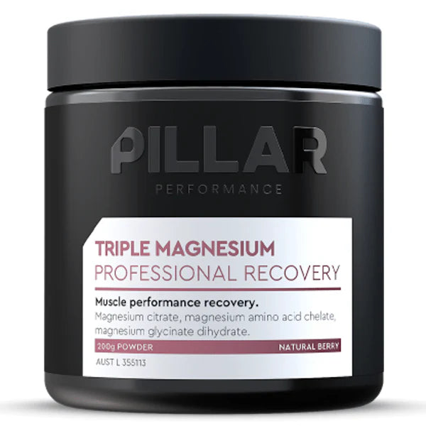 Pillar Performance Triple Magnesium 200g Jar - Berry - Bog Dog Running