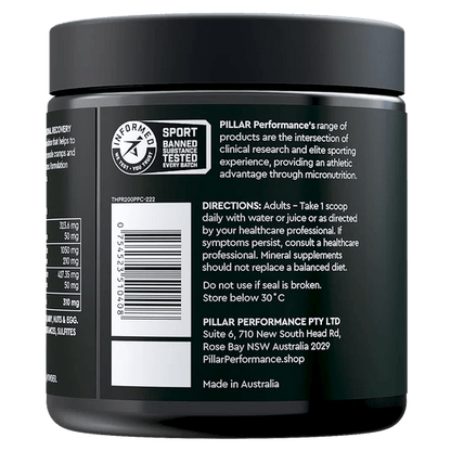 Pillar Performance Triple Magnesium 200g Jar - Berry - Bog Dog Running