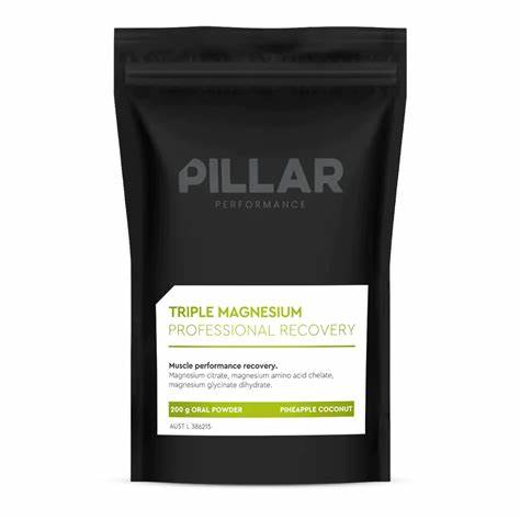 Pillar Performance Triple Magnesium 200g Pouch - Pineapple Coconut - Bog Dog Running