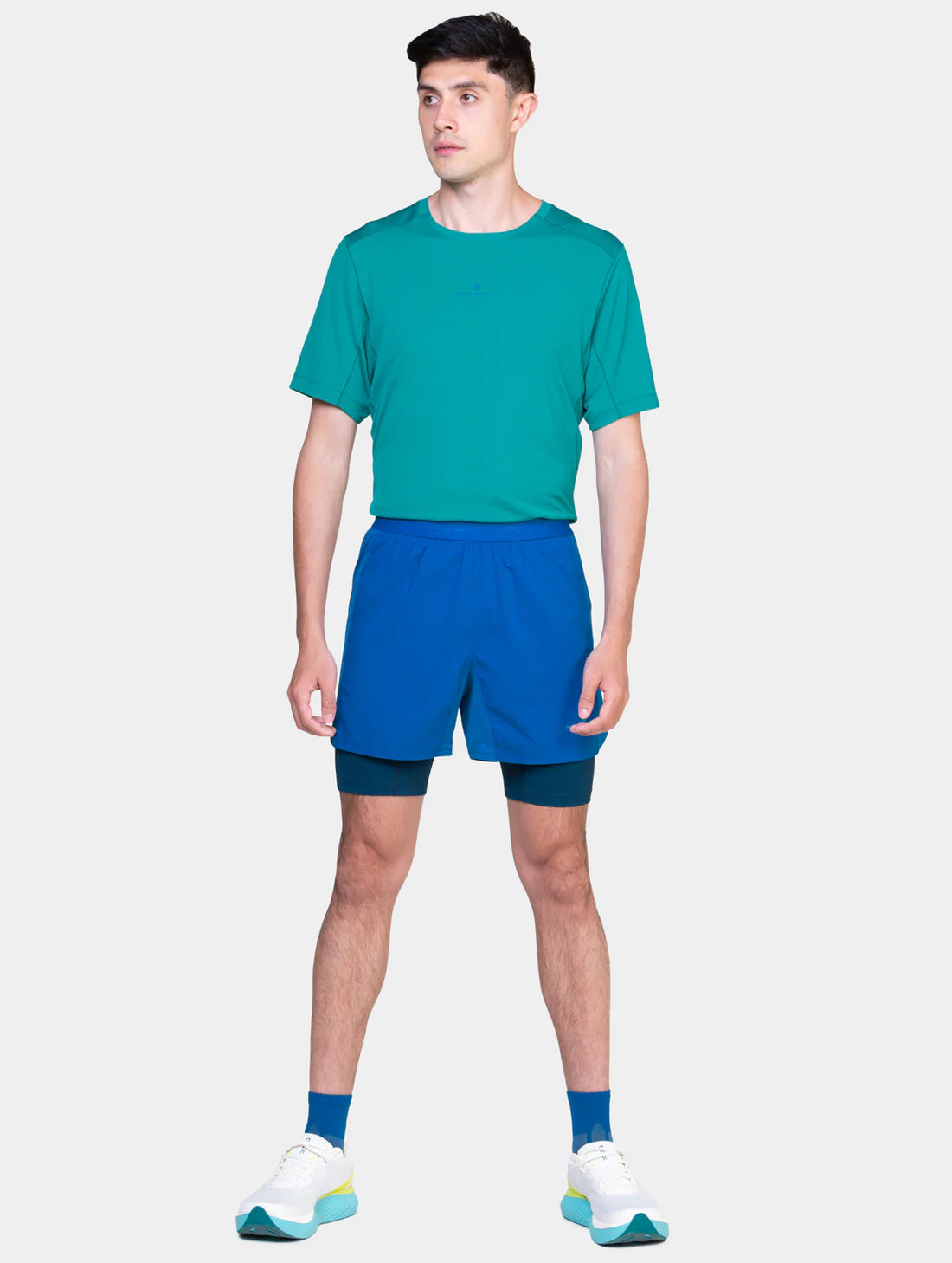 Ronhill Tech 5" Men's Twin Short - Bog Dog Running