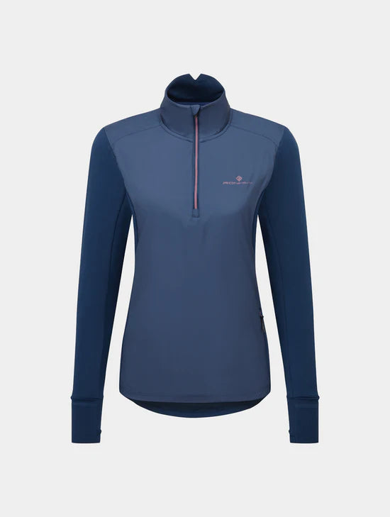 Ronhill Tech Wind-Block Women's 1/2 Zip Jacket - Bog Dog Running