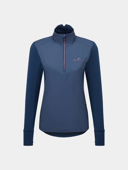 Ronhill Tech Wind-Block Women's 1/2 Zip Jacket - Bog Dog Running