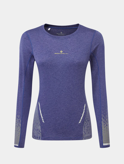 Ronhill Tech Reflect Long Sleeve Women's T-shirt - Bog Dog Running