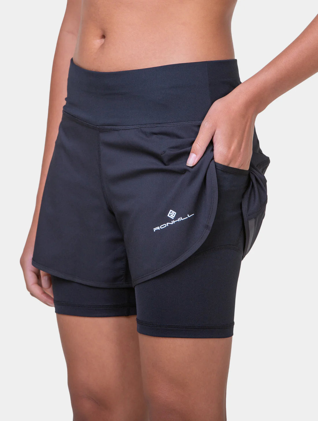 Ronhill Tech Twin Women's Short - Bog Dog Running