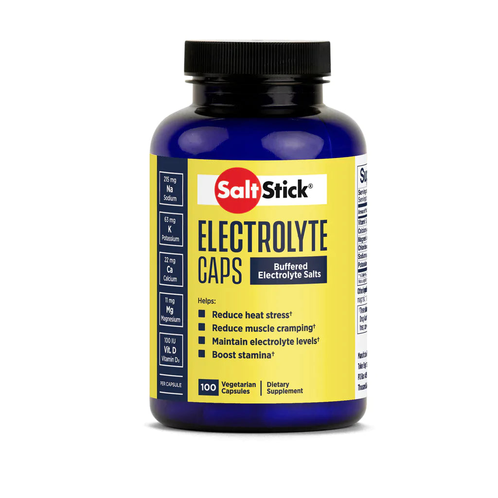 SaltStick Electrolyte Caps 100 Capsules Bog Dog Running