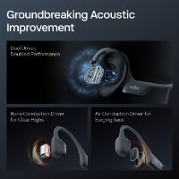 Shokz OpenRun Pro 2 Wireless Bone Conduction Headphones - Bog Dog Running