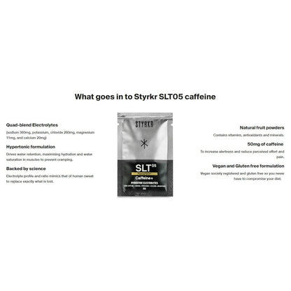 STYRKR Caffeine Quad-Blend Electrolyte Powder Pack of 6 Bog Dog Running