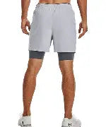 Under Armour Men's Qualifier 2-in-1 Short - Bog Dog Running