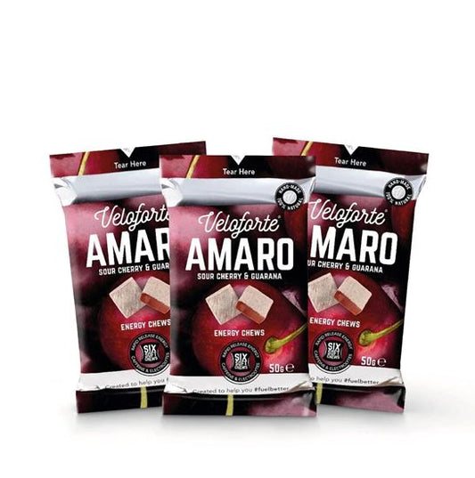 Veloforte Amaro Energy Chews - Bog Dog Running